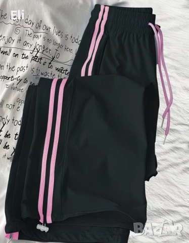Нови джогъри с висока талия и две райета, снимка 4 - Панталони - 53629668