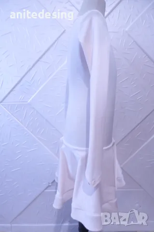 Детска  рокля за спортни танци в бледо прасковен цвят, снимка 5 - Детски рокли и поли - 48784762