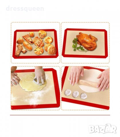 2881 Силиконово килимче за печене и замразяване от фибростъкло, снимка 8 - Аксесоари за кухня - 34267345