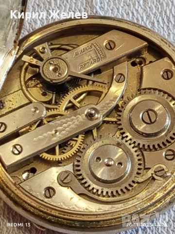 Сребърен джобен часовник рядък с много печати By lindre за КОЛЕКЦИЯ 52273, снимка 13 - Антикварни и старинни предмети - 52478710