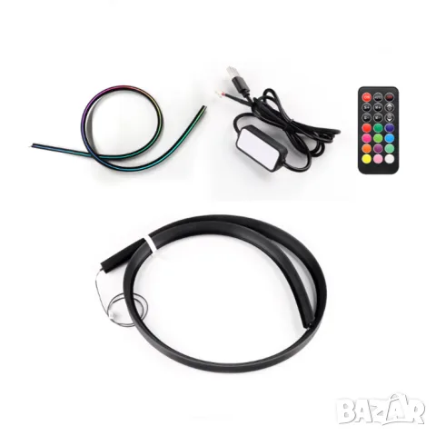 RGB диодна лента 1.5 м 12V с приложение