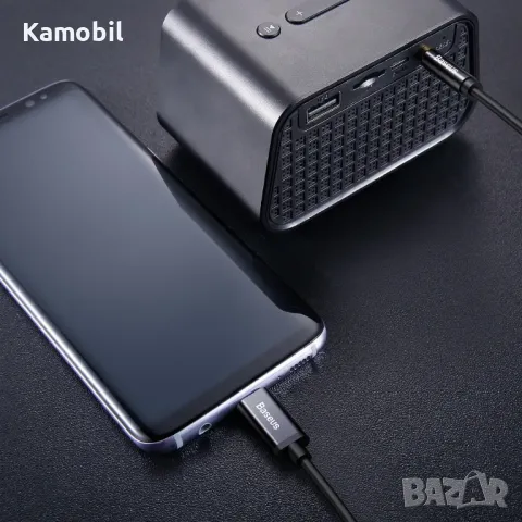 Кабел Baseus AUX / Type C USB, снимка 3 - USB кабели - 50003205