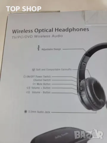 Безжични слушалки за телевизор YH680 с безжичен предавател, снимка 6 - Bluetooth слушалки - 48638564