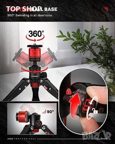 Нов Статив за DSLR, Видео, Телефон - IFOOTAGE Cobra 3, Товароносимост 8 кг, снимка 7 - Чанти, стативи, аксесоари - 49539211