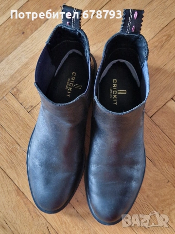 Боти естествена кожа Crickit , снимка 2 - Дамски боти - 53691232