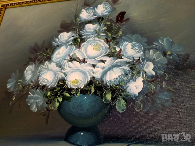 Оригинална маслена картина на художника Робърт Кокс, снимка 6 - Картини - 52192975