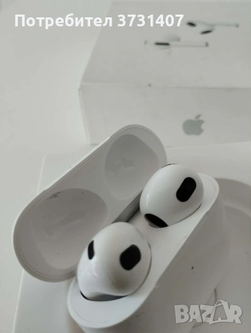 Безжични слушалки AirPods 3, снимка 5 - Безжични слушалки - 53658387