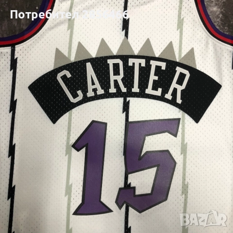 Мъжки потник Mitchell & Ness Vince Carter Toronto Raptors seasons 1998/99 размер XL, снимка 6 - Тениски - 51972573