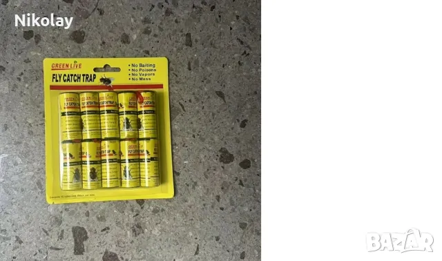 продавам лепкав капан за мухи и други  насекоми 