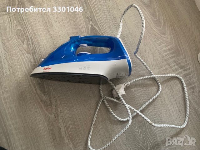 Ютия Tefal Access FV1511E3, 2000W, 90 гр/мин, 250 мл, Бяла/Синя, снимка 5 - Ютии - 44146804