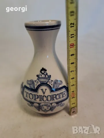 холандска порцеланова ваза Delft 23/1, снимка 4 - Вази - 49302749