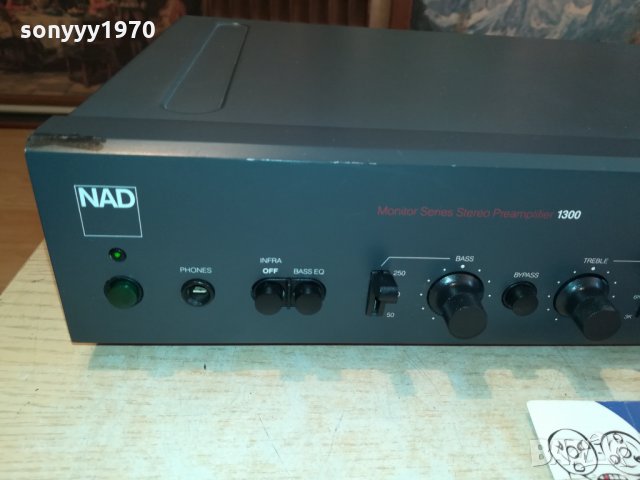 NAD 1300 STEREO PREAMPLIFIER-ВНОС SWISS 1111211830, снимка 3 - Ресийвъри, усилватели, смесителни пултове - 34774516