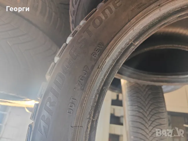 2бр.зимни гуми 225/45/18 Bridgestone, снимка 4 - Гуми и джанти - 48116370