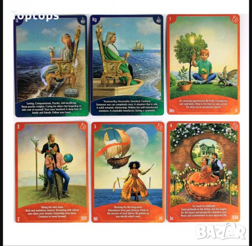 78 таро карти със значения върху тях: Angel Wisdom Tarot & Fairy Tarot & Archangel Power Tarot, снимка 3 - Други игри - 33780029