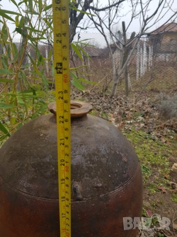 Голям стар керамичен оцетник, снимка 9 - Колекции - 35707508
