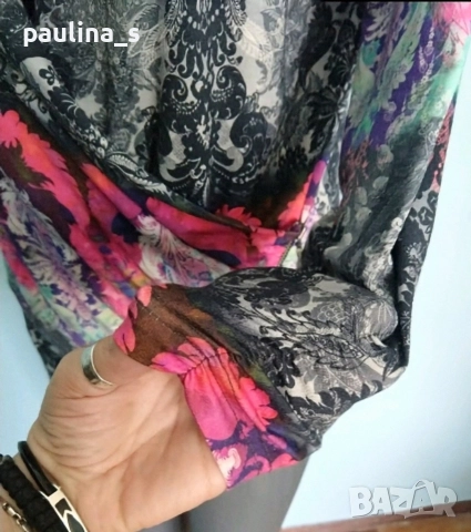 Три различни броя / Маркова блуза тип туника с прилеп ръкав и прихлупване , снимка 16 - Туники - 30502427