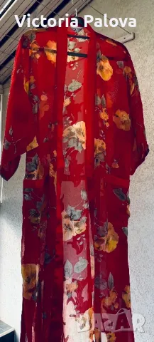 Халат/пеньоар LING SANG коприна и вискоза, снимка 7 - Други - 47447188