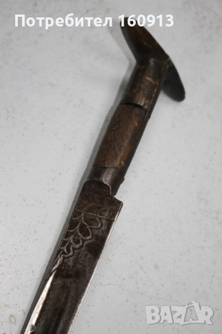 Оригинален Зейбешки Османски ятаган с богато острие., снимка 15 - Антикварни и старинни предмети - 52048321