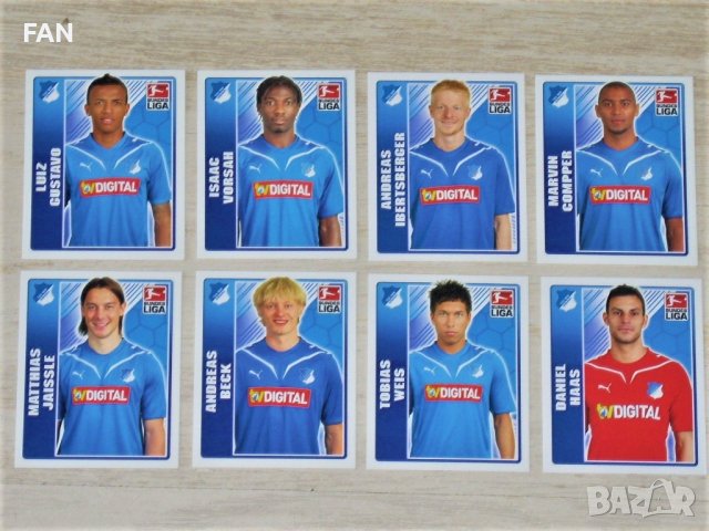 Комплект от 100 бр. футболни стикери от Бундеслигата TOPPS от сезон 2009/10, снимка 8 - Фен артикули - 25626916