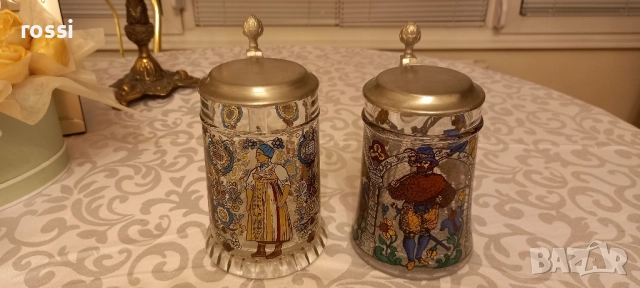 Vintage. Нови. BMF. Рисувани немски халби 0,5 л. Халба., снимка 5 - Антикварни и старинни предмети - 49130008