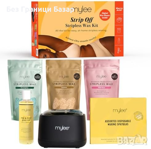 Нов Професионален Комплект за Обезкосмяване Цифров Нагревател и Восък