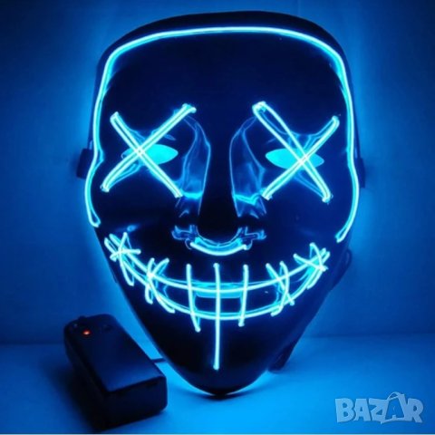 LED маска за Хелоуин, снимка 7 - Други - 42623119