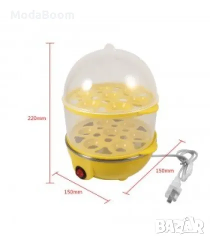 Яйцеварка с пара за 7 или 14 яйца с таймер, снимка 6 - Други стоки за дома - 48063764
