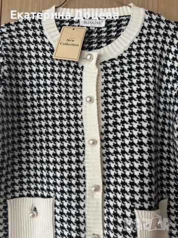 Жилетка пепит, снимка 2 - Жилетки - 52095012