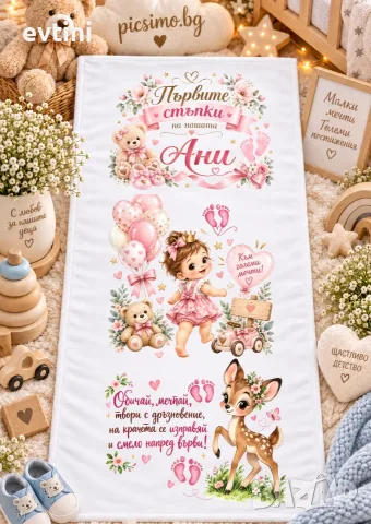 Персонализирано платно за прощъпулник 50×150 см, снимка 5 - Други - 56134861