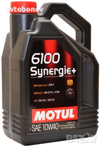 Двигателно масло MOTUL 6100 Synergie+ 10W40, снимка 4 - Части - 31241977