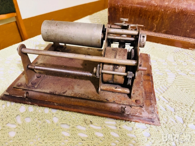 Фонограф винтидж аудио грамофон , снимка 2 - Грамофони - 53492498