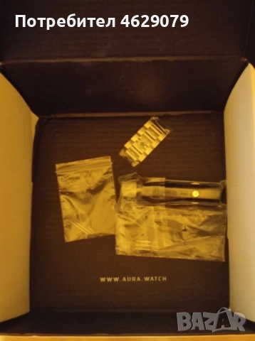 Механичен часовник - Aura Watch Skeleton 002 : Frosted Steel, снимка 3 - Мъжки - 52130437