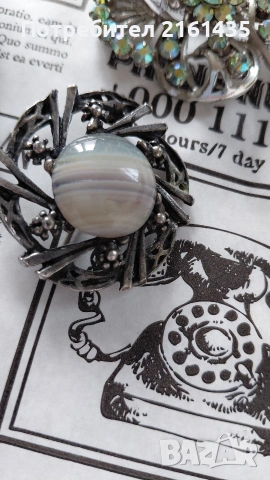 Ретро брошки в безупречно състояние , снимка 9 - Антикварни и старинни предмети - 53843432