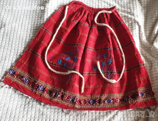 Автентична престилка от Хърцойска носия, снимка 5 - Антикварни и старинни предмети - 52016871