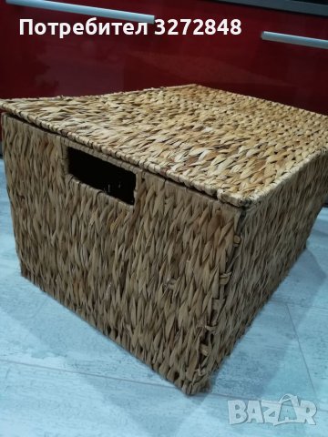 Плетен сандък( панер) 50/37/29см, снимка 2 - Други стоки за дома - 38946488