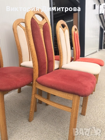 Комплект от 6 трапезни стола , снимка 4 - Столове - 52841528