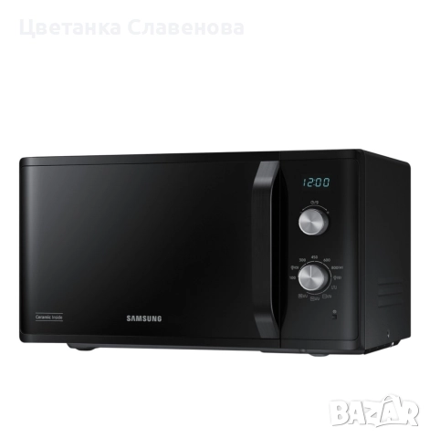 Микровълнова фурна Samsung MG23K3614AK, 23 л, 1250 W, LED дисплей, 6 степени на мощност, снимка 9 - Микровълнови - 52632471