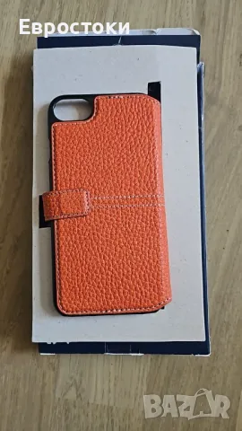 Faconnable Folio Защитен калъф от синтетична кожа за iPhone 6/7/8/SE 2020 оранжев, снимка 5 - Калъфи, кейсове - 49622145