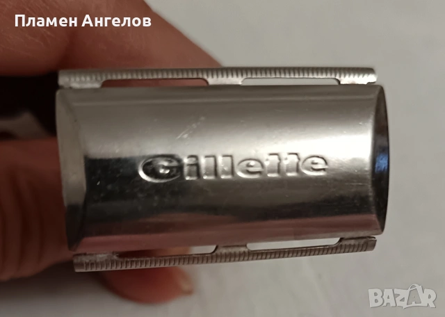 Винтидж самобръсначка GILLETTE-TRAVEL, снимка 3 - Антикварни и старинни предмети - 53158653