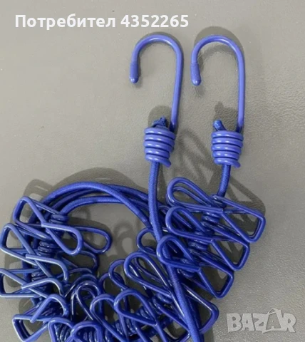 Преносимо въже за простор с щипки за пътуване и къмпингуване, снимка 2 - Други стоки за дома - 51091912