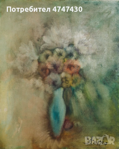 Стойно Добрев маслени бои натюрморт , снимка 3 - Картини - 53635620