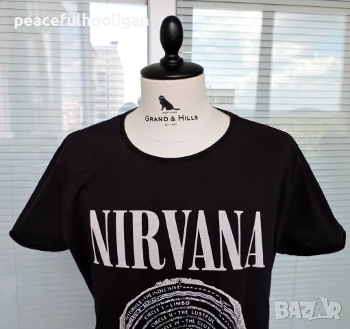 Nirvana Official product- дамска тениска размер XL , снимка 3 - Тениски - 48432054