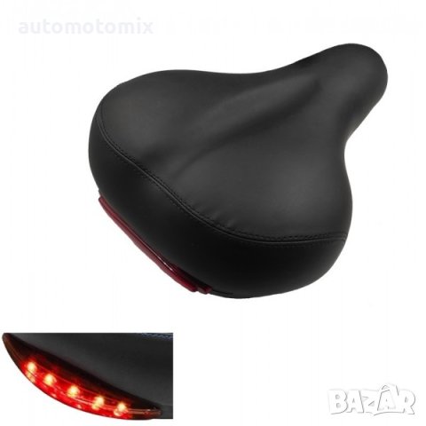 Вело седалка с вградени задни лед светлини., снимка 3 - Аксесоари за велосипеди - 41805590