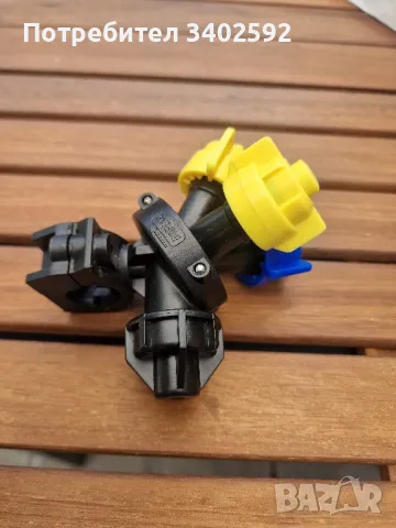 Троен разпръсквач за косачка