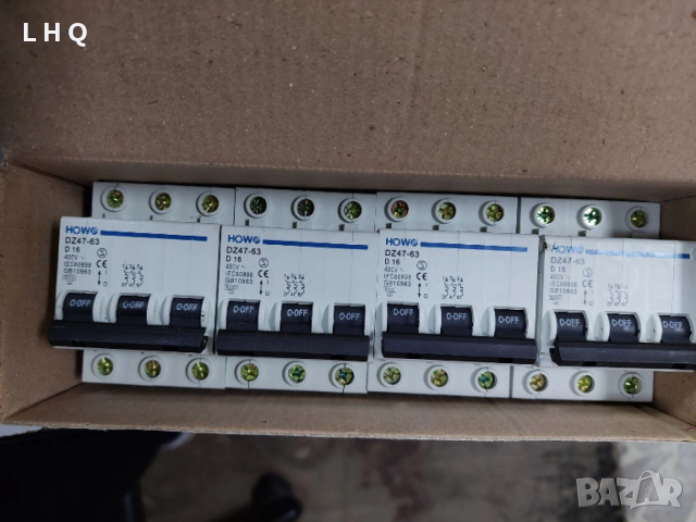 Автоматичен предпазител DZ47-63 / D16-3P, снимка 3 - Други - 53190343