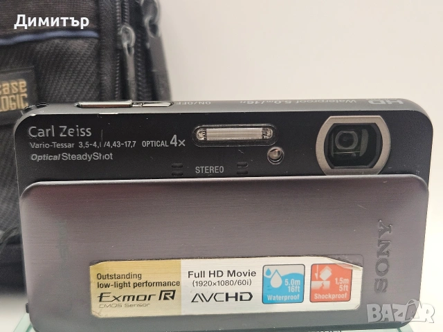 Дигитален фотоапарат Sony Dsc-TX20 Xmor 16.2mp камера Digital photo camera 16gb sd battery, снимка 4 - Фотоапарати - 53763560