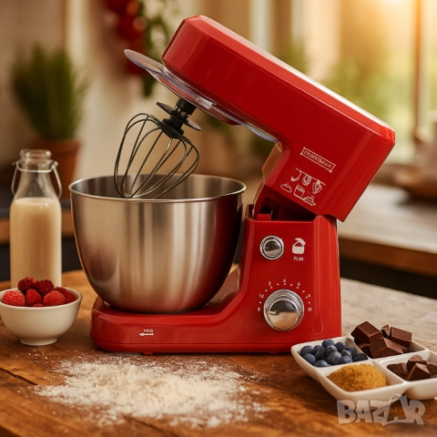 Планетарен кухненски миксер Royalty Line RL-PKM-700.472.2S, снимка 3 - Друга електроника - 51853725