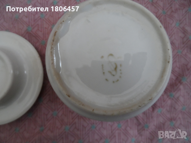 порцеланова захарница 2, снимка 7 - Антикварни и старинни предмети - 36325938