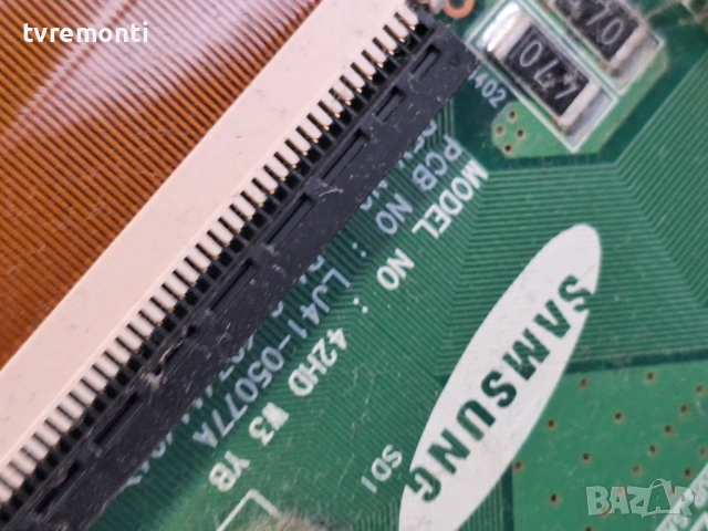 BUFFER BOARD LJ41-05077A , for ,SAMSUNG PS42A456P2C 42inc DISPLAY S42AX-YB04, снимка 2 - Части и Платки - 53428116