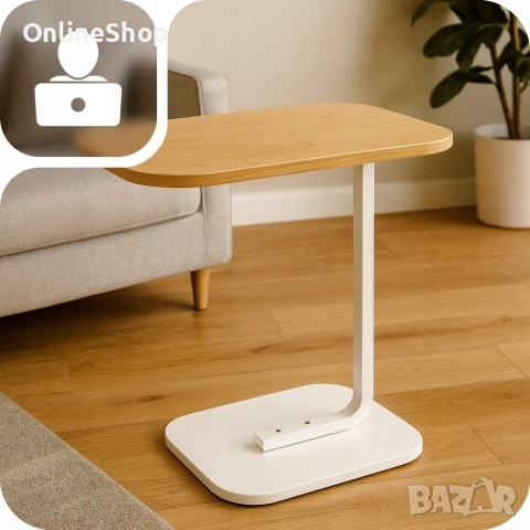 Модерна холна маса VarioShop®, С-образна с метална рамка и ПДЧ плот, снимка 7 - Маси - 53378207